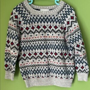 Cozy Fair Isle Crewneck Sweater kids 4T